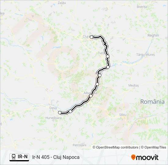 IR-N Train Line Map