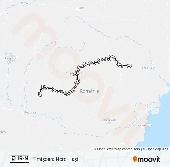 IR-N Train Line Map