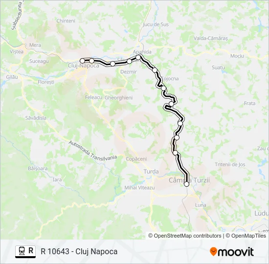 R Train Line Map