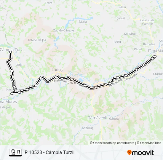 R Train Line Map