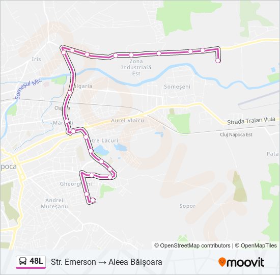 48L bus Line Map