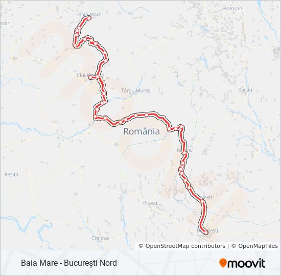 Ir 1746 Route Schedules Stops Maps Baia Mare București Nord