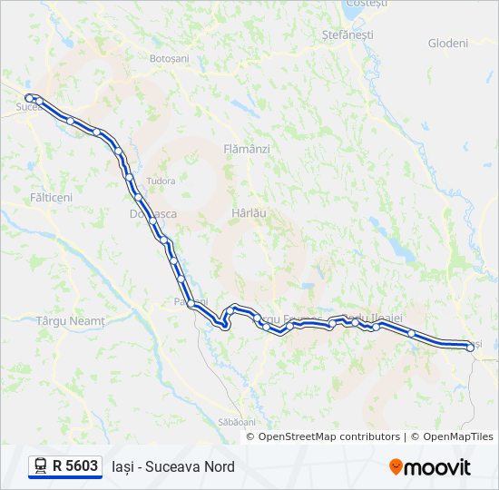 r 5603 route schedules stops maps iași suceava nord r 5603 route schedules stops maps iași suceava nord