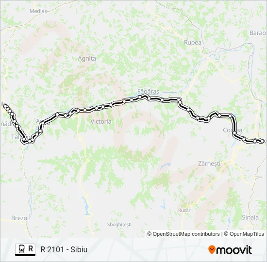 R Train Line Map