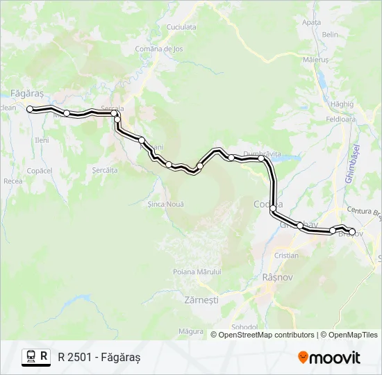 R Train Line Map