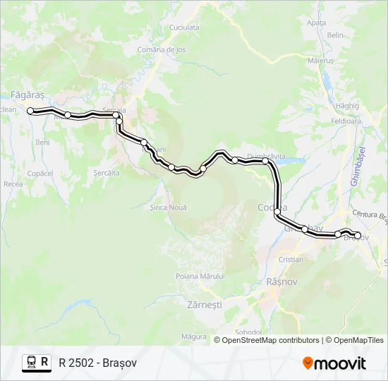 R Train Line Map