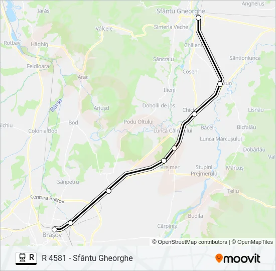 R Train Line Map