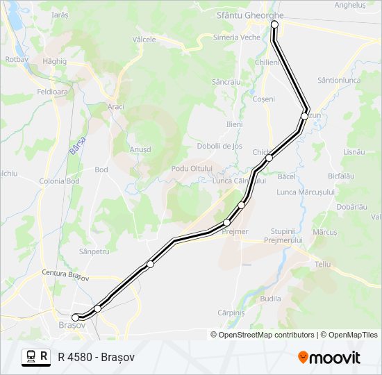 R Train Line Map