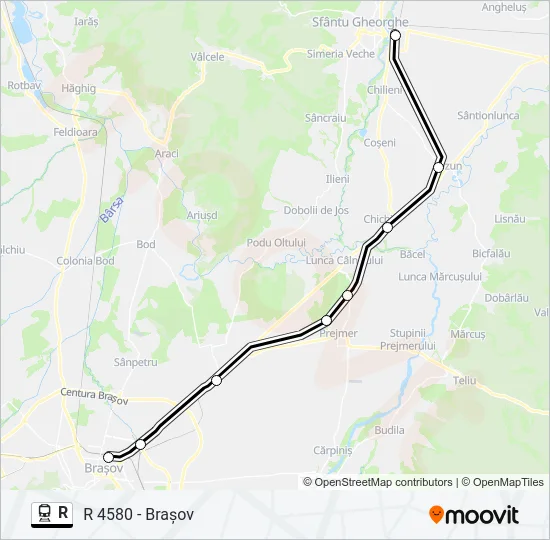R Train Line Map