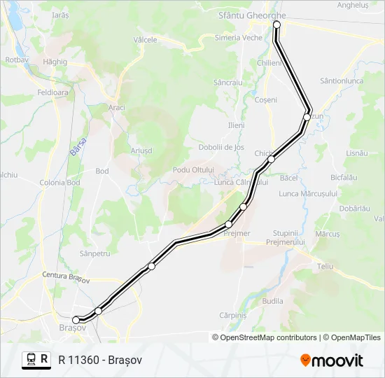 R Train Line Map