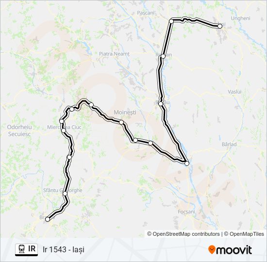 IR train Line Map