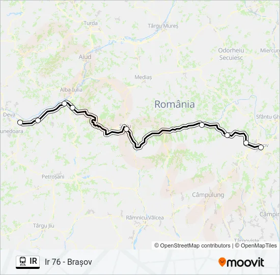 IR Train Line Map