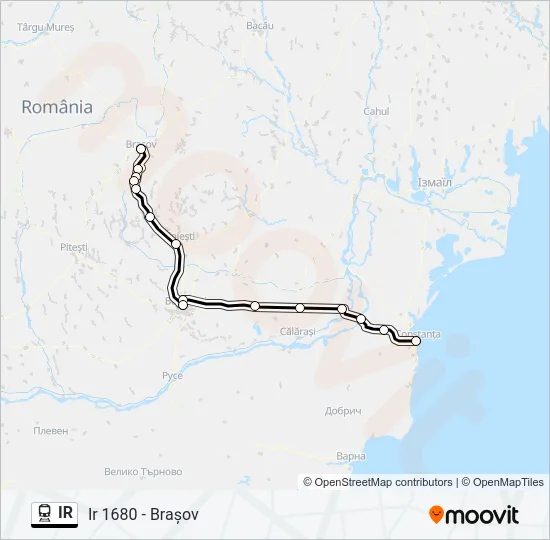 IR Train Line Map