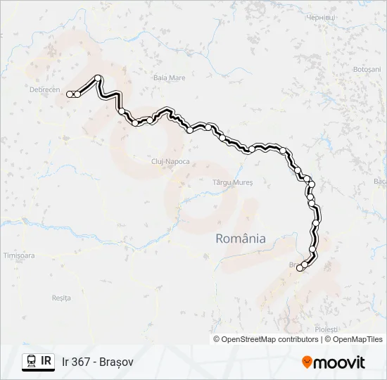 IR Train Line Map