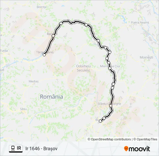 IR Train Line Map