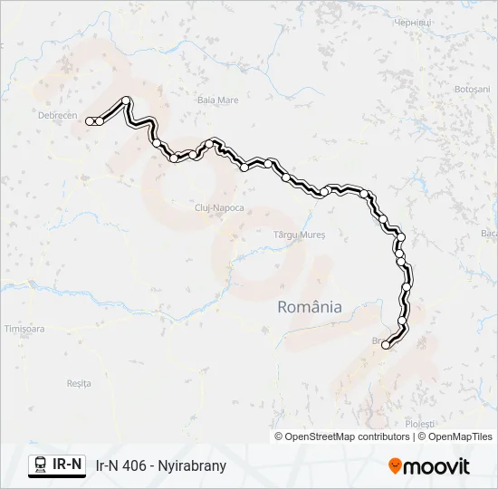 IR-N Train Line Map