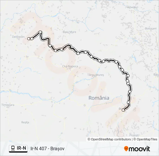 IR-N Train Line Map