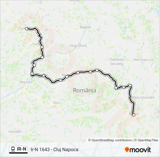IR-N Train Line Map