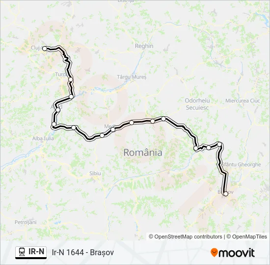 IR-N Train Line Map
