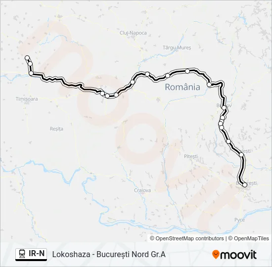 IR-N Train Line Map