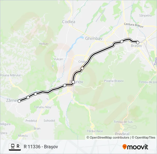 R Train Line Map