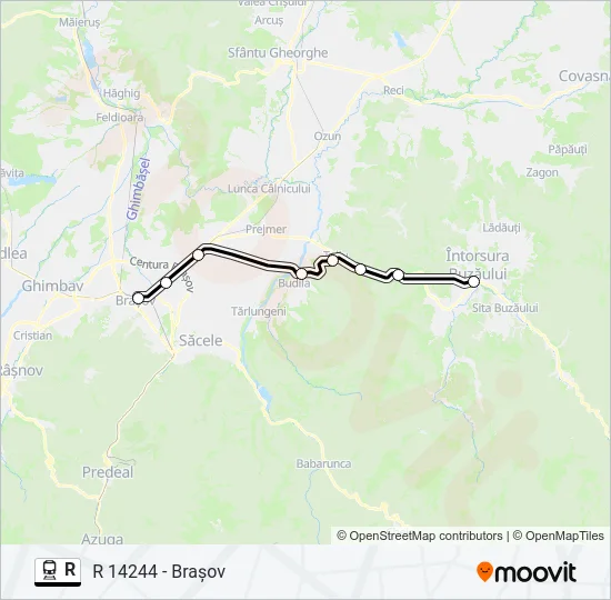 R Train Line Map