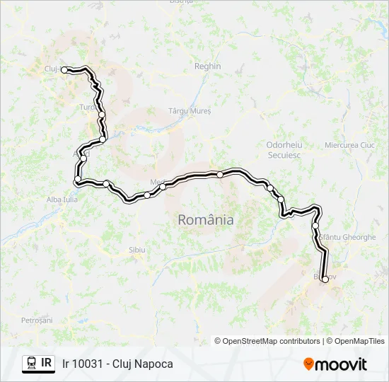 IR Train Line Map
