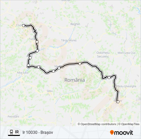 IR train Line Map