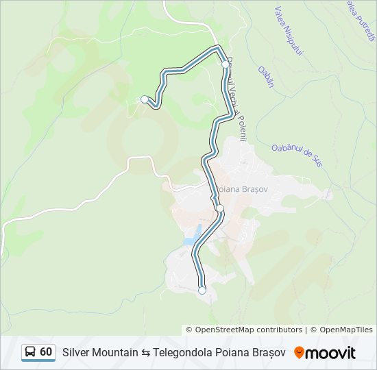 60 bus Line Map