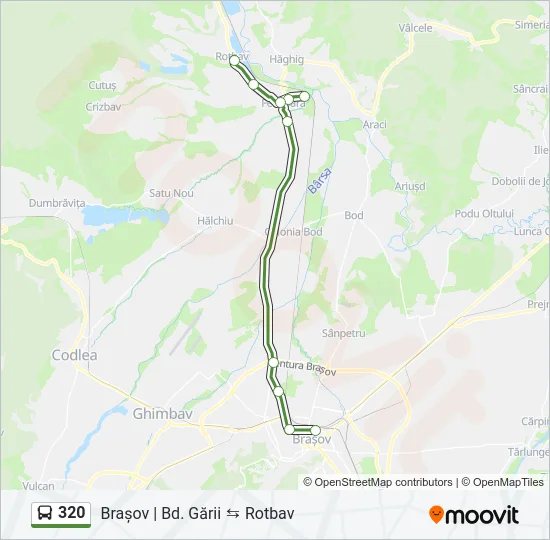 320 Bus Line Map