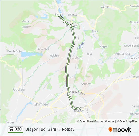320 Bus Line Map