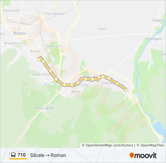 Lubricate Squire entry Traseu 710: Program, Stații & Hărți - Săcele → Roman (Actualizat)