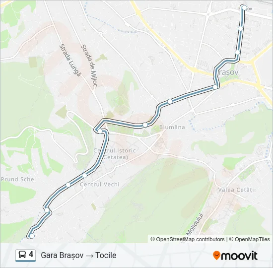 4 Bus Line Map