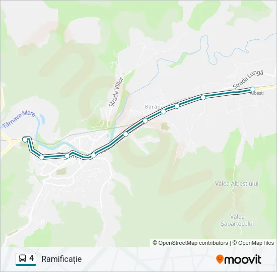 4 Bus Line Map