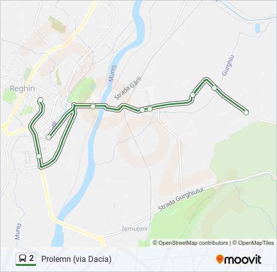 2 bus Line Map