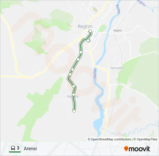 3 Bus Line Map