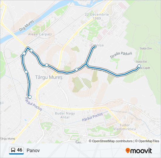 46 Route: Schedules, Stops & Maps - Panov (Updated)