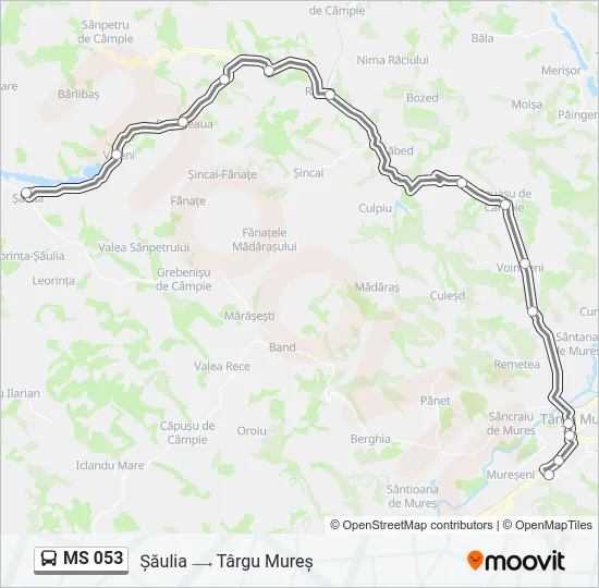 MS 053 Bus Line Map
