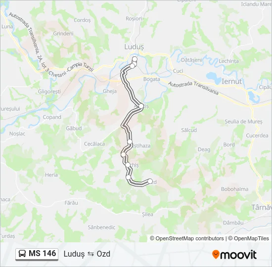 MS 146 Bus Line Map