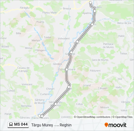 MS 044 Bus Line Map