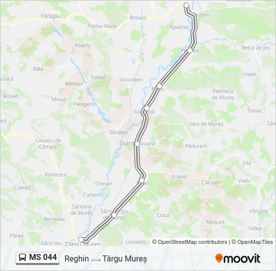 MS 044 Bus Line Map