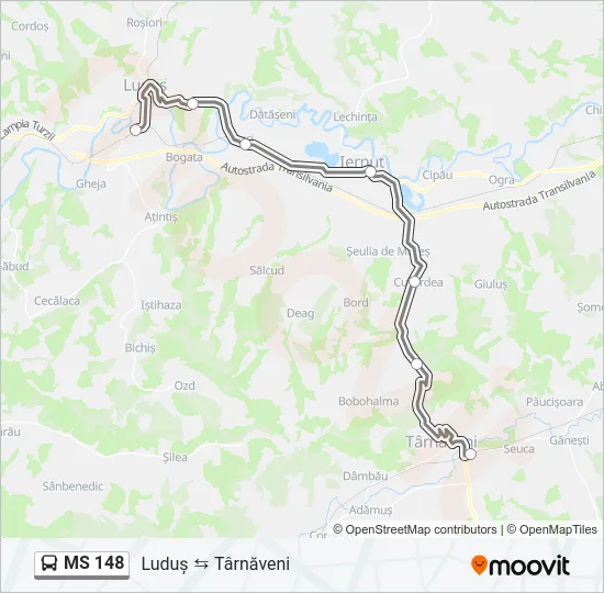 MS 148 Bus Line Map