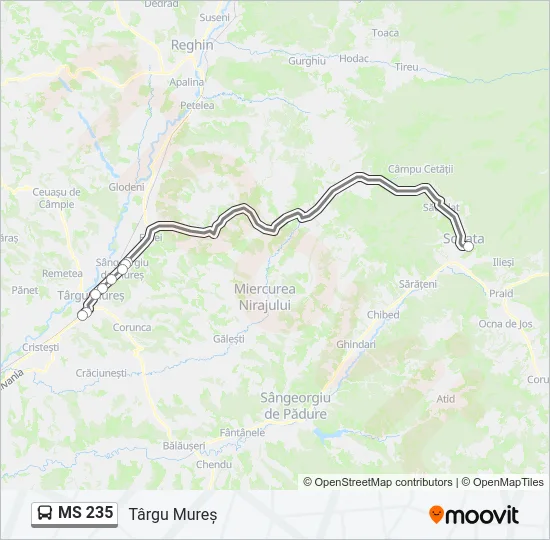 MS 235 Bus Line Map