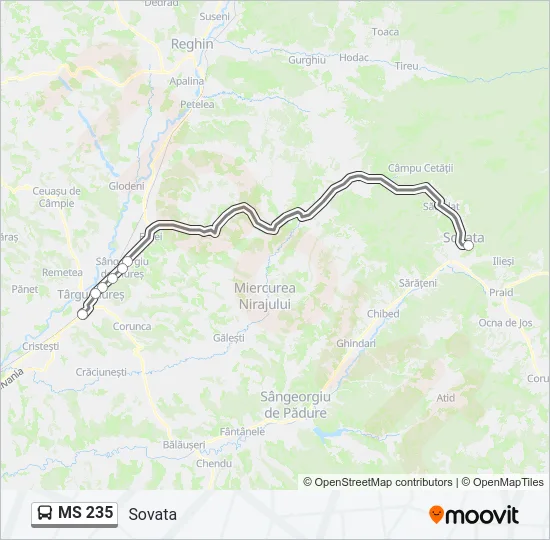 MS 235 Bus Line Map