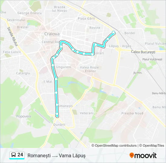 24 Bus Line Map