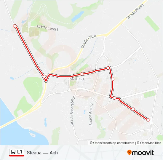 L1 Bus Line Map