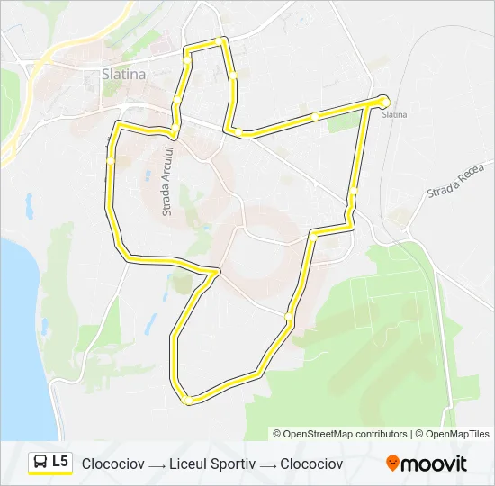 L5 Bus Line Map