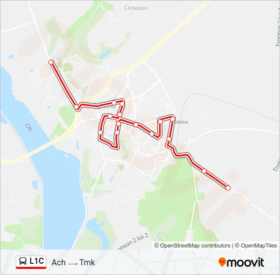 L1C Bus Line Map