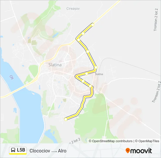 L5B Bus Line Map