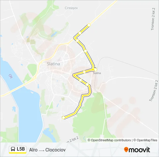 L5B Bus Line Map